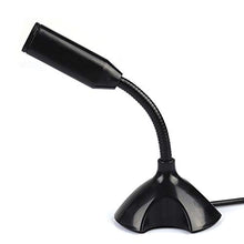 HelloCreate Mini Condensatore USB 2.0 Microfono Flessibile Desktop Stand Mic per PC Laptop