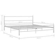 SKM Giroletto Bianco in Metallo 200x200 cm (21.6kg)