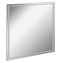 FACKELMANN - Set da 4 mobili da bagno Milano da appendere con lavabo da 80 cm e specchio da bagno a LED e armadietto alto