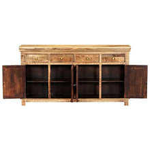 vidaXL Credenza Madia con 4 Cassetti Resistente Solida Robusta Durevole Elegante Pratica Rustica di Tendenza 160x40x85 cm Legno Massello di Mango