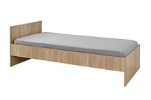 Inter Link Letto Singolo Melamina, Decoro Rovere