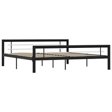 SKM Giroletto Nero e Bianco in Metallo 180x200 cm