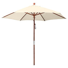 anndora ombrellone 25002, Diametro 2,5 m, Colore: Naturale