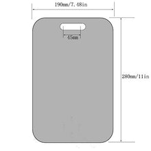XoYo-Grande specchio da doccia anti-appannamento, include 1 gancio adesivo, specchio da trucco da viaggio, specchio da doccia senza cornice, specchio da appendere alla parete, 11’’x7.48’’