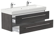 Mobile bagno con lavabo Geberit Icon 120cm antracite venato