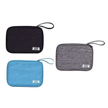 ASFD Borsa portaoggetti Digitale Elettronica da Viaggio Multifunzionale con Tracolla Portatile Blu Lago