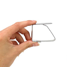 com-four® 16x Clip per Tovaglie in Acciaio, Ferma-Tovaglia, Peso della Tovaglia, Supporto per Tovaglie (16 Pezzi - Acciaio)