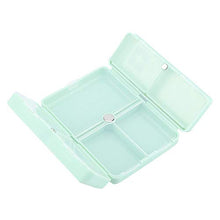 zhuolong Organizer portapillole Magnetico Portatile Pieghevole con Custodia per medicinali con 7 Scomparti(Verde)