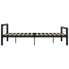 SKM Giroletto Nero e Bianco in Metallo 180x200 cm