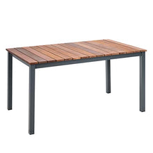 Greemotion Mackay Tavolo da Giardino, Alluminio, Antracite, ca. 150 x 74 x 90 cm