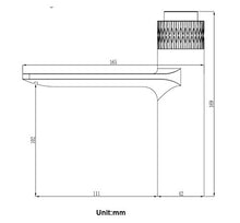 LINMAN LMH Basin Rubinetto Rubinetto Tasto Rubinetto Bagno Moderno Bagno Freddo e Caldo Miscelatore Cromato in Ottone lavabo in Ottone Rubinetto Rivestito (Dimensione : Chrome)