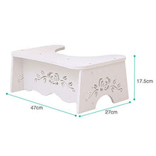æ— Sgabello pieghevole per WC, antiscivolo, per bagno, WC, sgabello da accovacciare, sgabello da bagno per squat