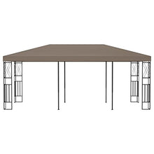 vidaXL Gazebo 3x3 m Crema in Tessuto