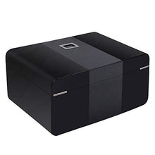 XZJJZ 2-Layers Cigar Cabinet con igrometro e umidificatore Black Classic umidificatori for Club Home Page Cigar Box