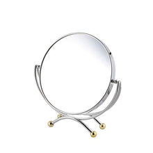 HXYSJ Specchio cosmetico bifacciale a 3 ingrandimenti, Specchio da Tavolo a Rotazione Libera, Specchio da Barba Curvo for Bagno Moda