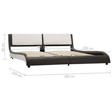 SKM Giroletto Grigio e Bianco in Similpelle 180x200 cm (39.9kg)