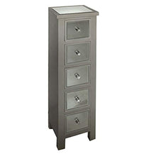 Vidal Regalos Mobile 5 cassetti legno e vetro 102 x 27 cm