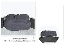 TongN-Beanbag Lazy Couch Recliner Sedia per ombrellone Sgabello Pieghevole Sedia per Esterno per Esterno per la casa Materiale Portatile in Tessuto Oxford 94 × 86 × 89 cm (Color : Red)