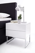Robas Lund Comodino, Bianco, BxHxT 50x50x40 cm