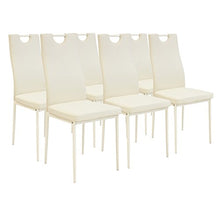 Albatros 2919 Salerno Set di 6 sedie da Pranzo, Beige