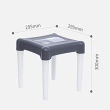 Juudoiie Sgabello semplice Steso Assemblable Sgabello basso Sgabello addensato Auto Sgabello per bambini Sgabello in plastica Baby Shower Sgabelli da bagno (Color : Gray, Dimensione : Medium)
