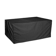 æ— Copertura per mobili da giardino, tessuto Oxford 210D, copertura per mobili da giardino, resistente impermeabile, anti-UV, antivento, colore: nero