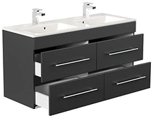 Mobile bagno Helios nero satinato