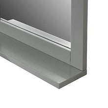 SoBuy Specchiera Bagno con mensole Grigio Specchio L40*A50*P10 cm, FRG129-SG