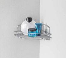Metaltex serie Onda - Mensola angolare a un ripiano per bagno - (460201)
