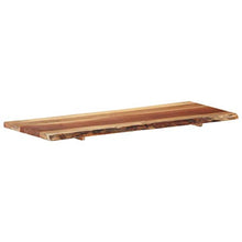 FAMIROSA Piano per Lavabo Bagno in Massello di Acacia 140x55x3,8 cm