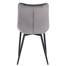 WOLTU Sedie da Pranzo con Schienale Senza Braccioli Sgabello in Velluto per Cucina Grigio Chiaro BH142hgr-2