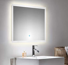 Mobile bagno Mars 800 SlimLine con specchio a LED antracite satinato