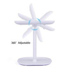 BD.Y Specchio cosmetico Specchio cosmetico per Ragazze, Specchio con Specchio Luminoso Pieghevole da Parete a Luce LED
