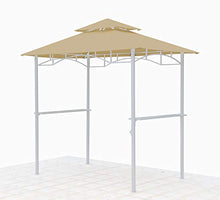 GRASEKAMP Qualität seit 1972 48725 - Tetto di ricambio per barbecue e gazebo, 1,5 x 2,4 m, con tetto a doppio tetto, colore: Beige