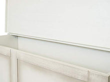 Homemania 1061_PF Cassapanca Zeus, Bianco in MDF, 120 x 42 x 50 cm