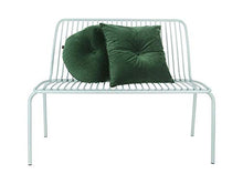 Present Time - Panca da esterno in metallo, colore: Verde