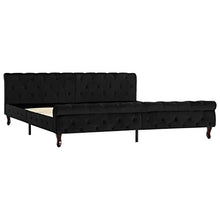 SKM Giroletto Nero in Velluto 200x200 cm