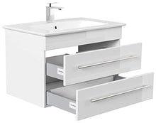 Mobile bagno con lavabo Villeroy & Boch Venticello 80cm bianco lucido