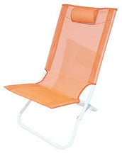 Meerweh Strandstuhl Sedia da Spiaggia, Colore: Arancione