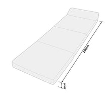 Natalia Spzoo Materasso pieghevole per ospiti 200 x 70 x 10 cm in diversi colori cotone (008)