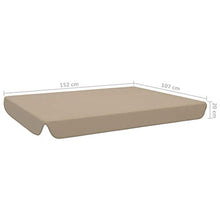 Oushome Baldacchino di Ricambio per Dondolo Giardino Talpa 192x147 cm