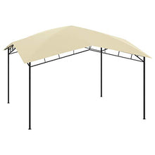 Festnight Gazebo da Giardino, Gazebo da Esterno, Gazebo da Spiaggia, Gazebo perFesta/Matrimonio/Barbecue, 4x4x2,9 m Crema 180 g/m²