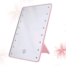 Minkissy Specchio cosmetico per Trucco 16 LED LED Specchio per Trucco Touch Screen Specchio cosmetico per Specchio cosmetico dimmerabile Specchio Luminoso