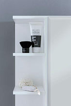 KADIMA DESIGN legno armadio Pensile moderna 80x64,5x20cm armadietto a specchio bianco