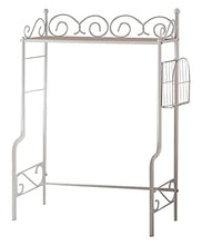 Pilaster design – Alzata a libera installazione da bagno con ripiano organizer, bianco