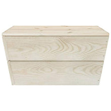FAMIROSA Set Divani da Giardino su Pallet 5 pz con Cuscini Legno Abete-3457
