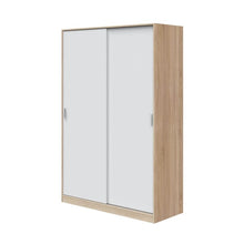 Habitdesign – Armadio a 2 ante scorrevoli, con 3 ripiani, dimensioni: 200 x 120 x 50 cm