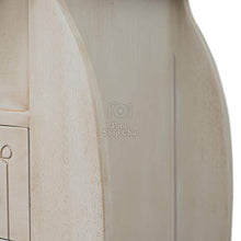 Shop Chic Mobile bagno 85 cm contemporaneo in legno avorio con lavabo