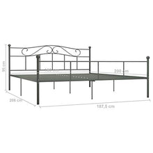SKM Giroletto Grigio in Metallo 180x200 cm (19.9kg)