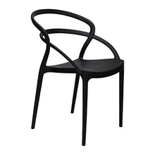 Totò Piccinni Sedie New Infinity, Moderne Design impilabile A85xL55xP52 (Nero, 2)